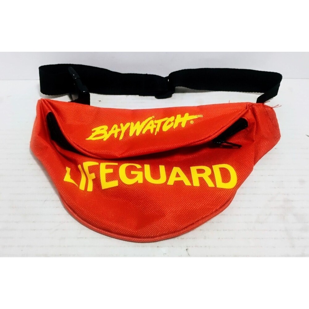 SPIRIT HALLOWEEN BAYWATCH BELT BAG FANNY PACK MULTI POCKET COSTUME ACCESSORY